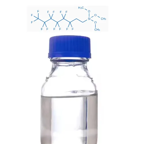 1H, 1H, 2H, 2H-Perfluorooctyltrimetossisilano per il trattamento di superficie CAS 85857-16-5