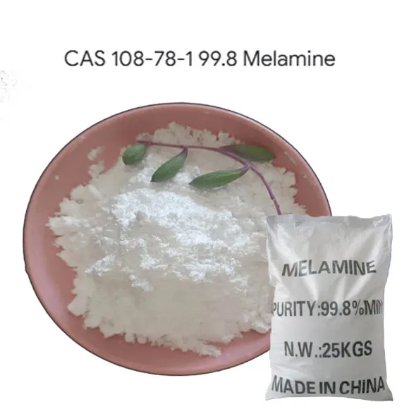 Polvere di melamina di materia prima chimica N. CAS 108-78-1