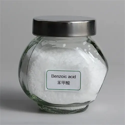 Acido benzoico per industria CAS 65-85-0 C7H6O2