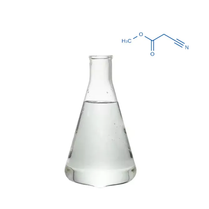 Liquido metil cyanoacetato per sintesi organica CAS 105-34-0