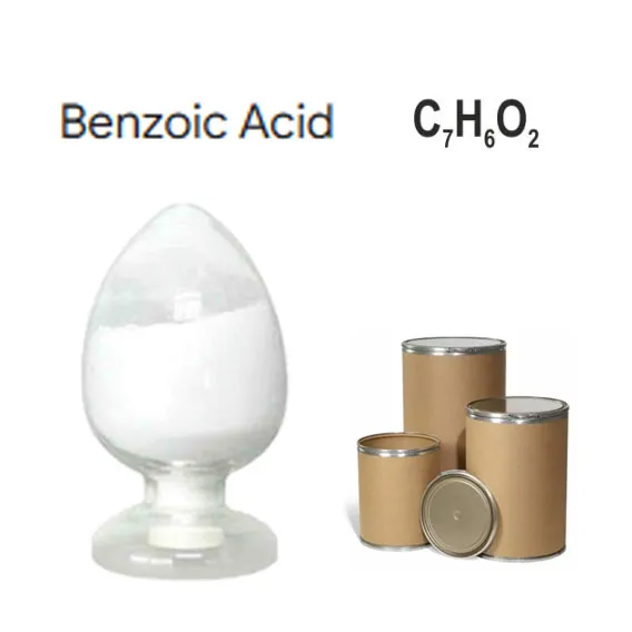 Acido benzoico chimico organico 99,5% per conservante CAS 65-85-0